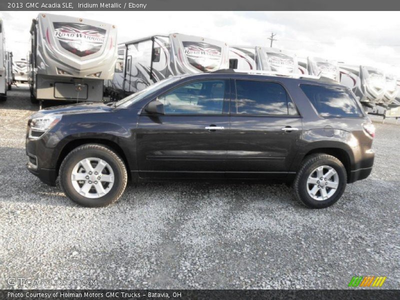 Iridium Metallic / Ebony 2013 GMC Acadia SLE