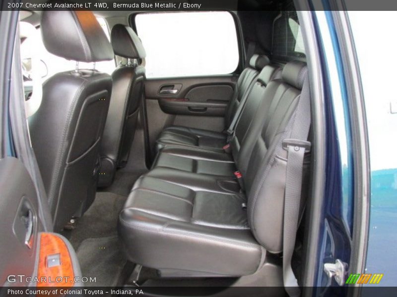 Rear Seat of 2007 Avalanche LT 4WD