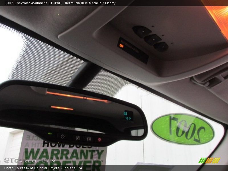 Bermuda Blue Metallic / Ebony 2007 Chevrolet Avalanche LT 4WD