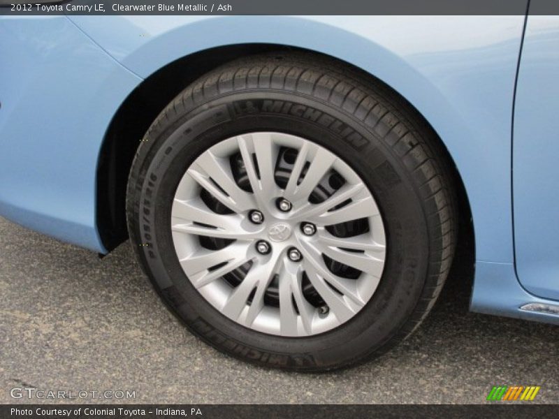 Clearwater Blue Metallic / Ash 2012 Toyota Camry LE