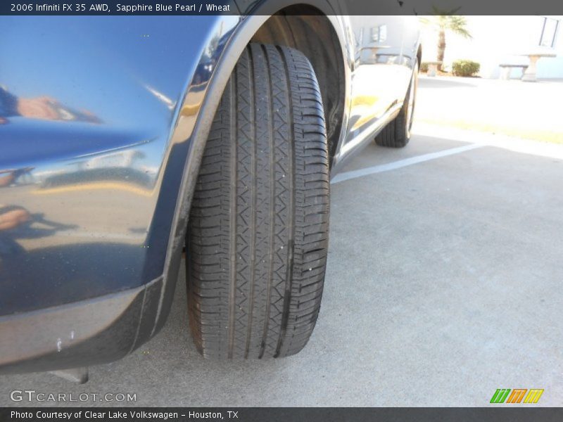 Sapphire Blue Pearl / Wheat 2006 Infiniti FX 35 AWD