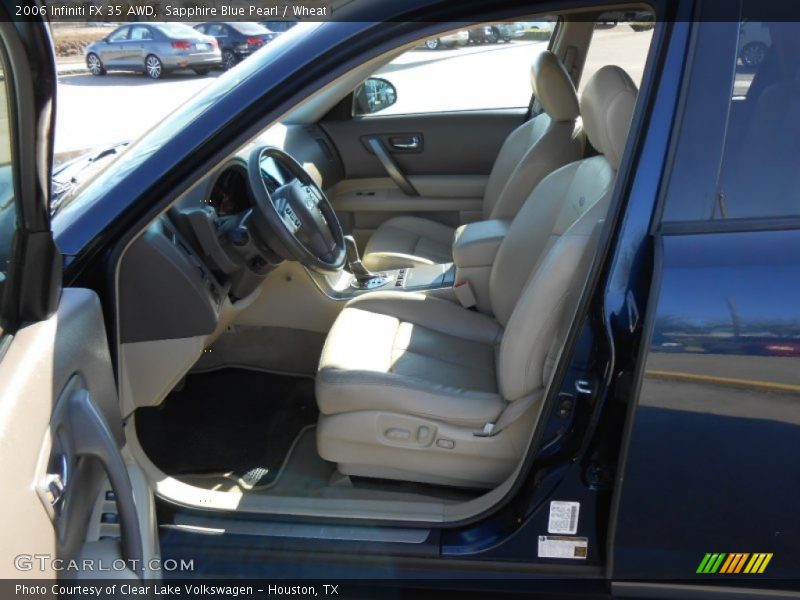 Sapphire Blue Pearl / Wheat 2006 Infiniti FX 35 AWD