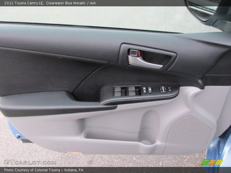 Clearwater Blue Metallic / Ash 2012 Toyota Camry LE