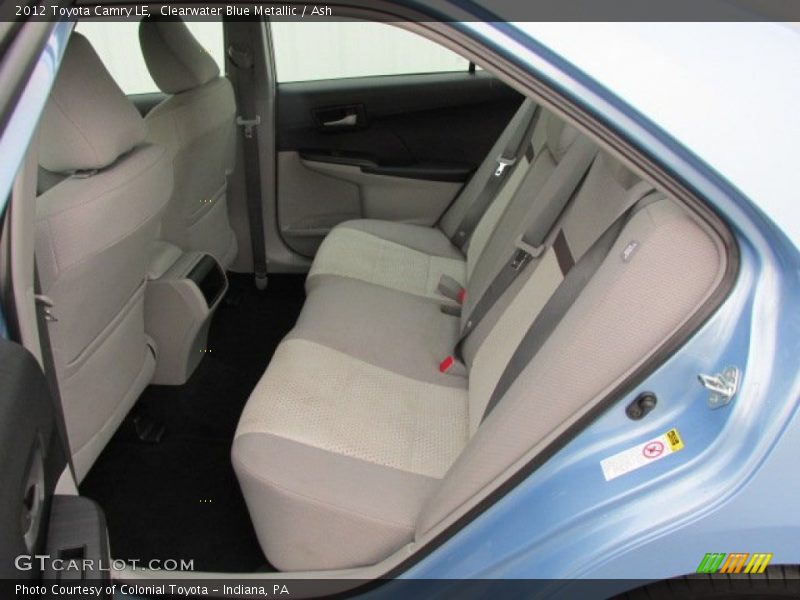 Clearwater Blue Metallic / Ash 2012 Toyota Camry LE