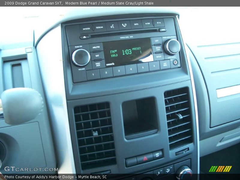 Modern Blue Pearl / Medium Slate Gray/Light Shale 2009 Dodge Grand Caravan SXT
