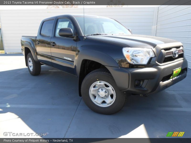 Black / Graphite 2013 Toyota Tacoma V6 Prerunner Double Cab