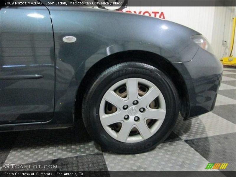 Metropolitan Gray Mica / Black 2009 Mazda MAZDA3 i Sport Sedan
