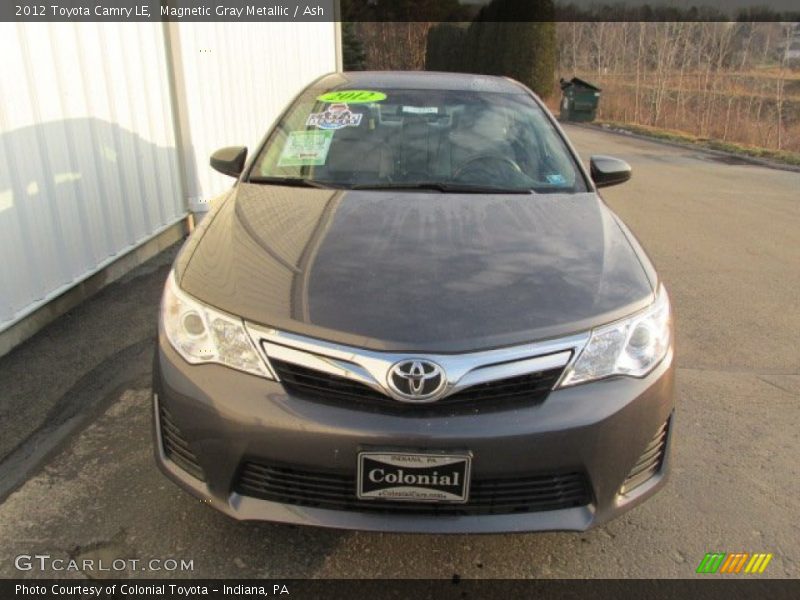 Magnetic Gray Metallic / Ash 2012 Toyota Camry LE
