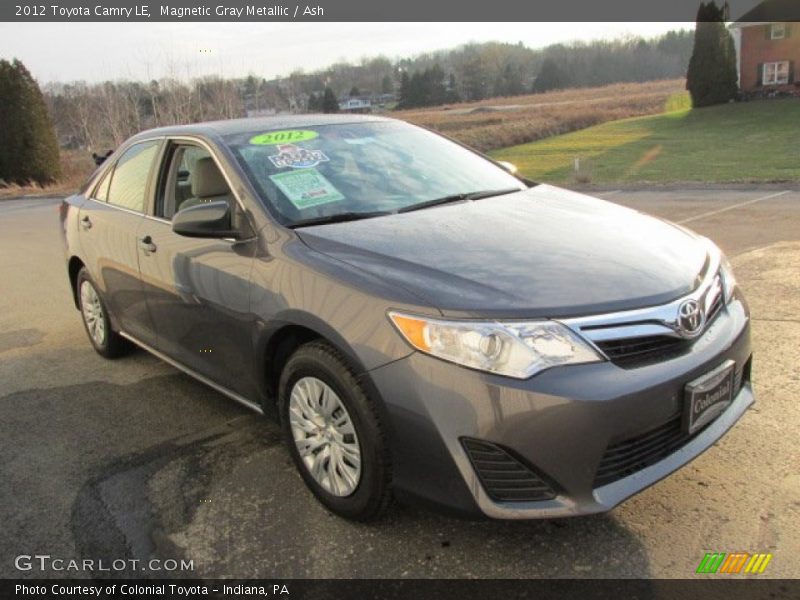 Magnetic Gray Metallic / Ash 2012 Toyota Camry LE