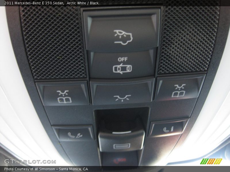 Arctic White / Black 2011 Mercedes-Benz E 350 Sedan