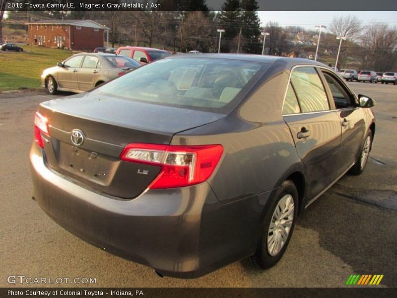 Magnetic Gray Metallic / Ash 2012 Toyota Camry LE