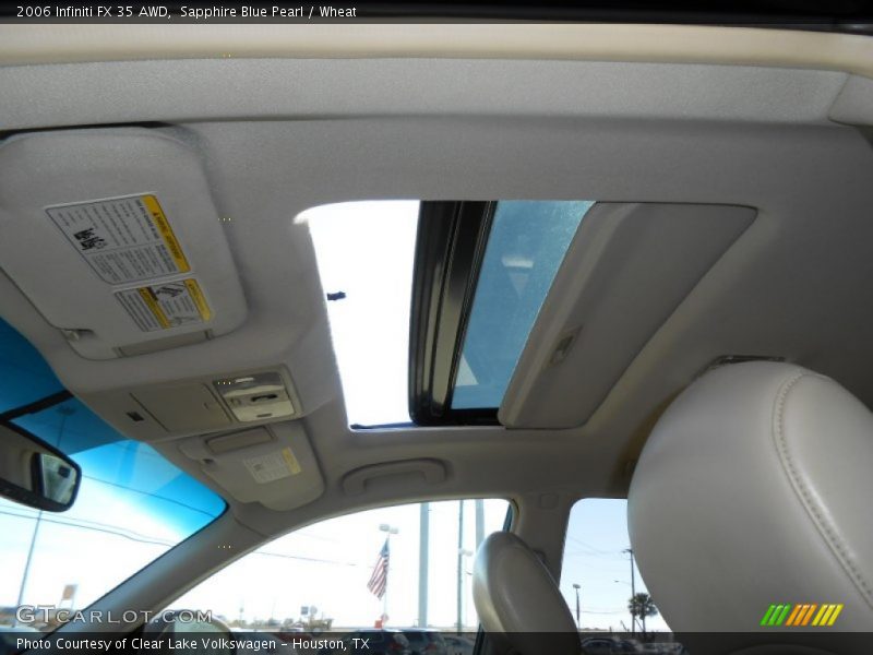 Sapphire Blue Pearl / Wheat 2006 Infiniti FX 35 AWD