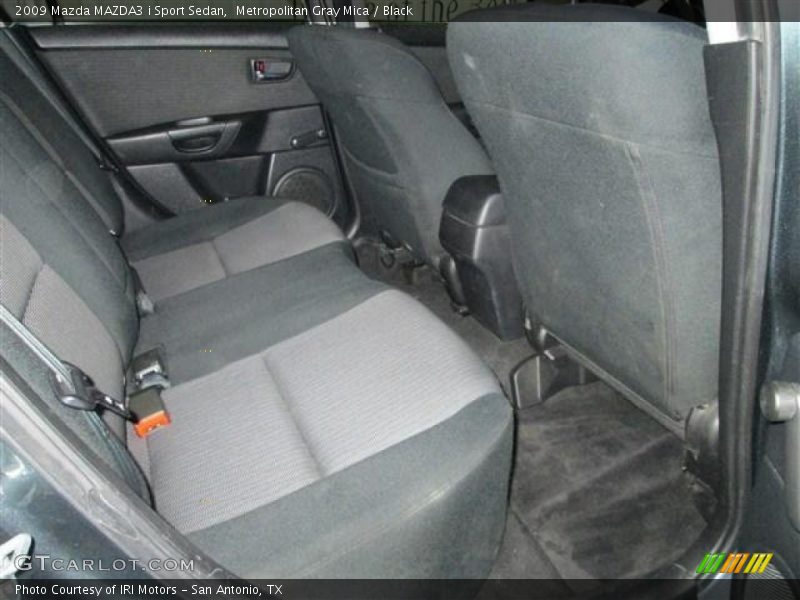 Metropolitan Gray Mica / Black 2009 Mazda MAZDA3 i Sport Sedan