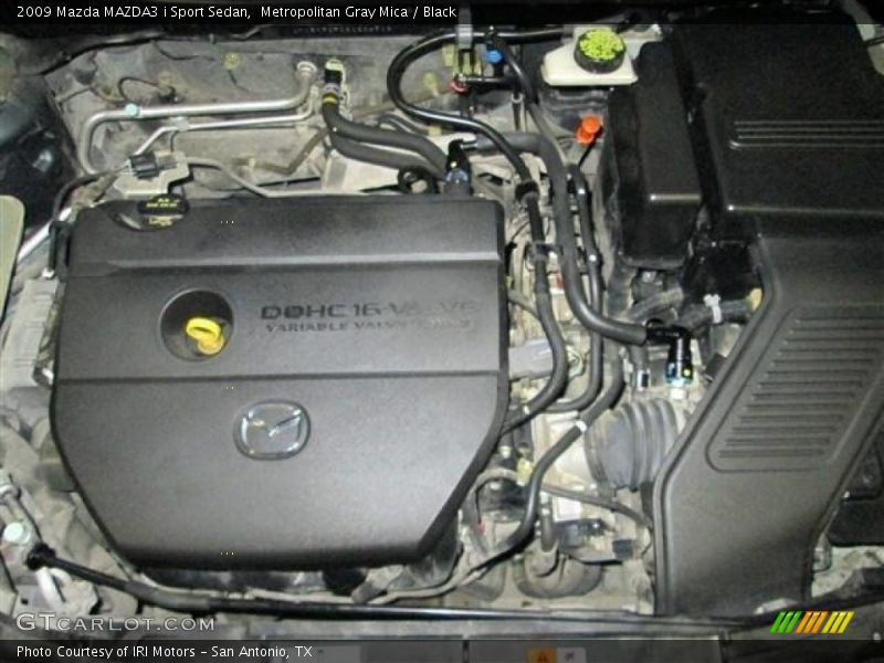 Metropolitan Gray Mica / Black 2009 Mazda MAZDA3 i Sport Sedan