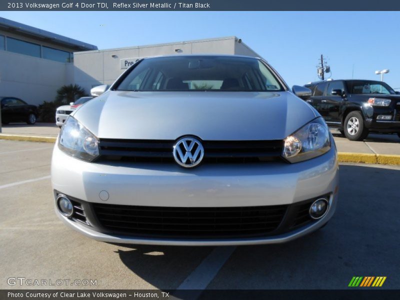 Reflex Silver Metallic / Titan Black 2013 Volkswagen Golf 4 Door TDI
