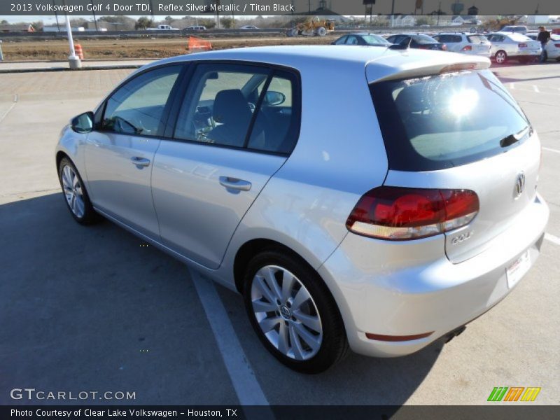Reflex Silver Metallic / Titan Black 2013 Volkswagen Golf 4 Door TDI