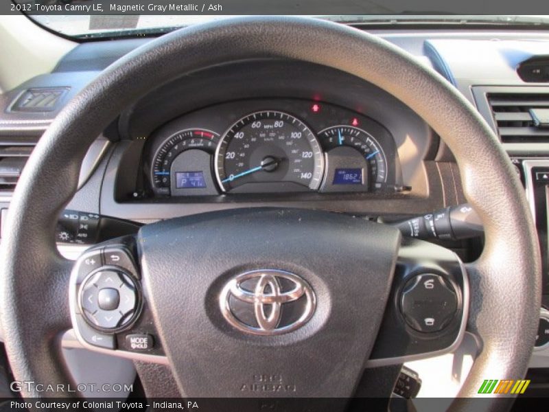 Magnetic Gray Metallic / Ash 2012 Toyota Camry LE