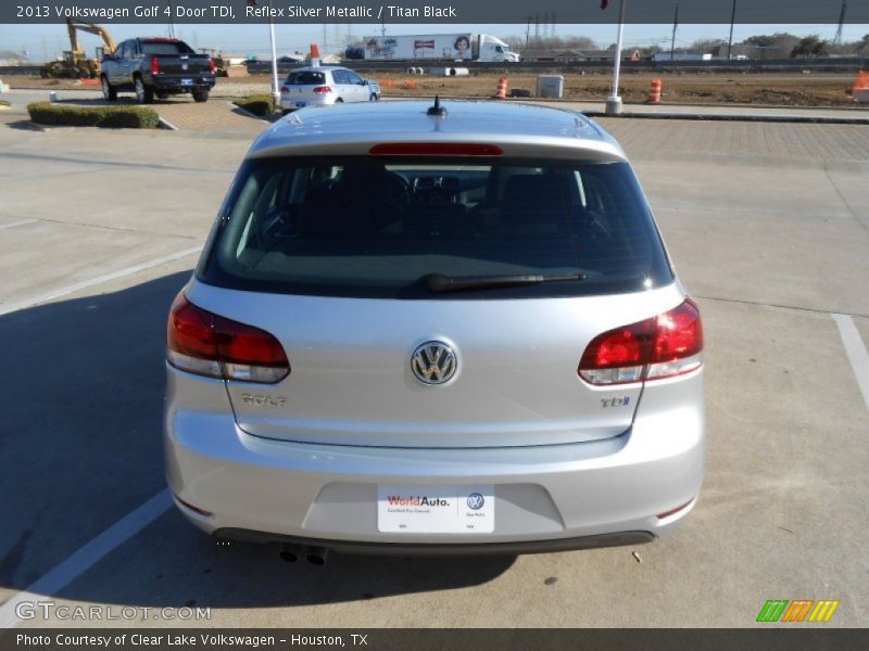 Reflex Silver Metallic / Titan Black 2013 Volkswagen Golf 4 Door TDI