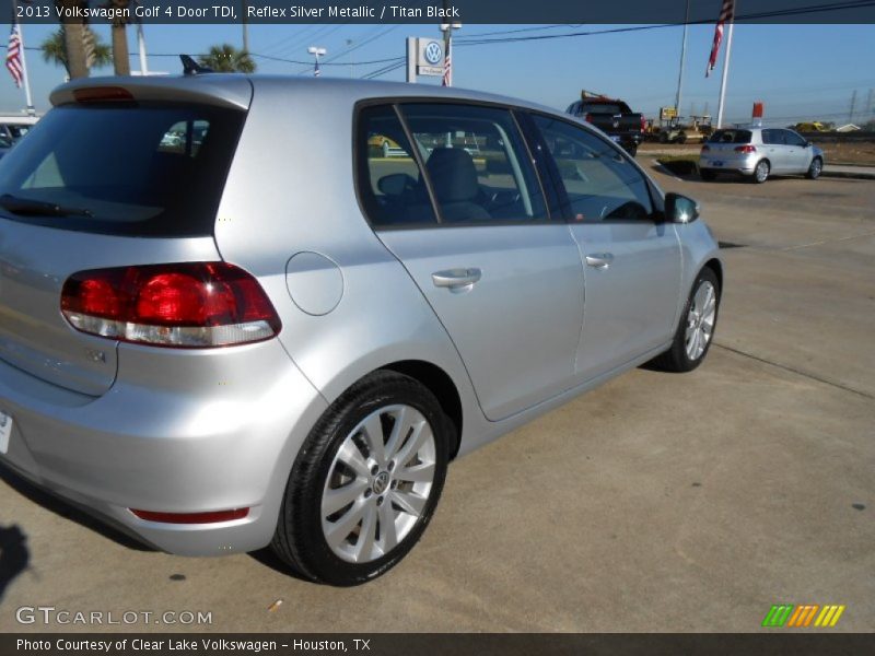 Reflex Silver Metallic / Titan Black 2013 Volkswagen Golf 4 Door TDI