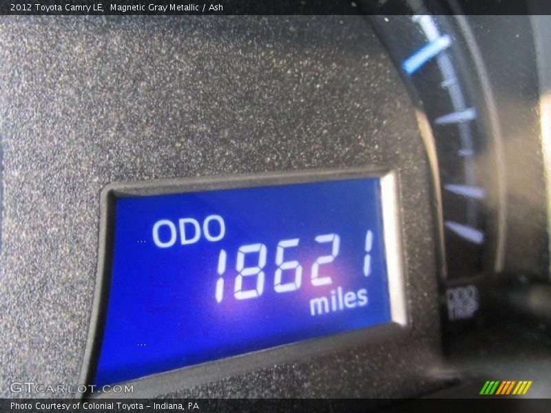Magnetic Gray Metallic / Ash 2012 Toyota Camry LE