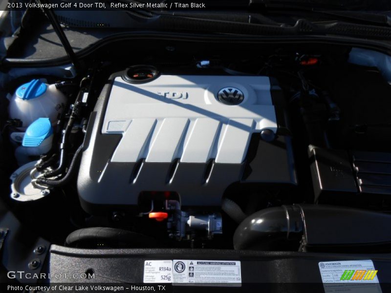 Reflex Silver Metallic / Titan Black 2013 Volkswagen Golf 4 Door TDI
