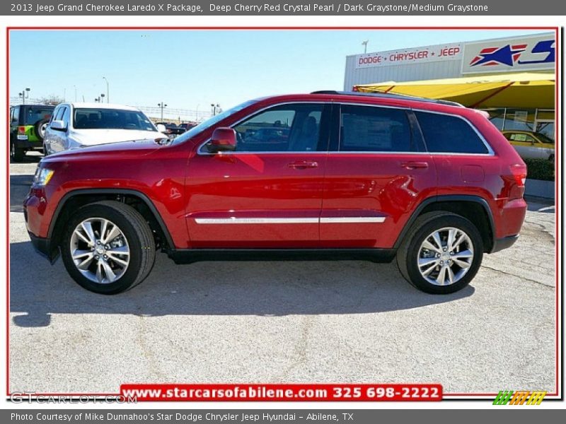 Deep Cherry Red Crystal Pearl / Dark Graystone/Medium Graystone 2013 Jeep Grand Cherokee Laredo X Package