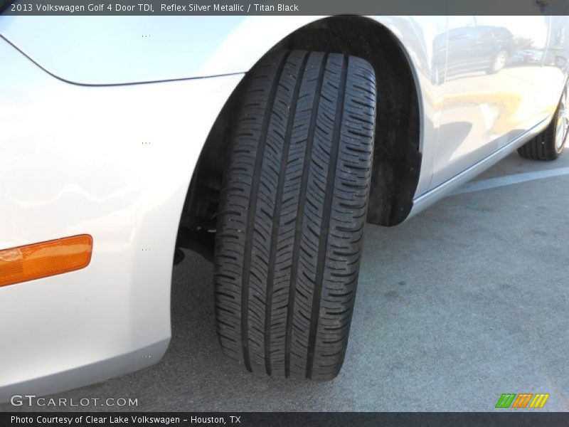 Reflex Silver Metallic / Titan Black 2013 Volkswagen Golf 4 Door TDI