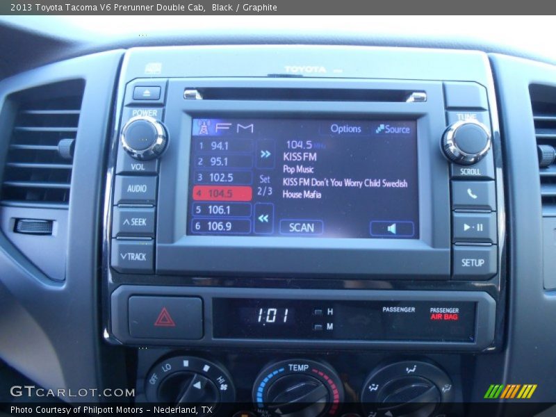 Black / Graphite 2013 Toyota Tacoma V6 Prerunner Double Cab
