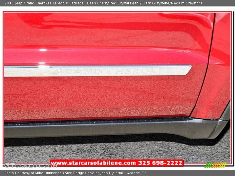 Deep Cherry Red Crystal Pearl / Dark Graystone/Medium Graystone 2013 Jeep Grand Cherokee Laredo X Package
