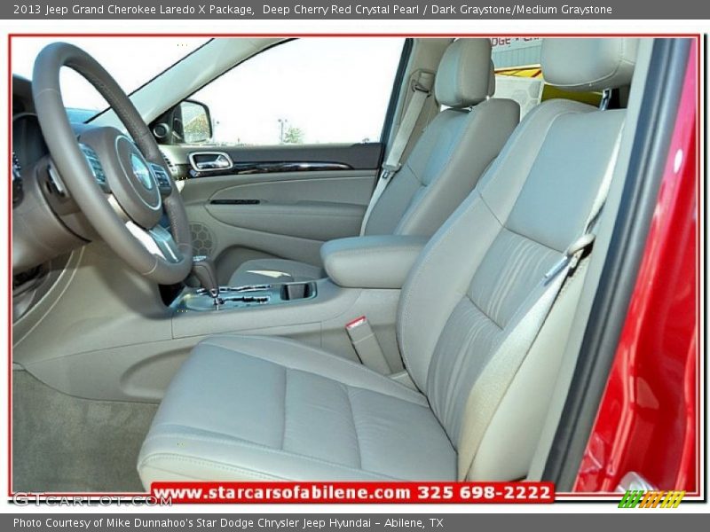 Deep Cherry Red Crystal Pearl / Dark Graystone/Medium Graystone 2013 Jeep Grand Cherokee Laredo X Package