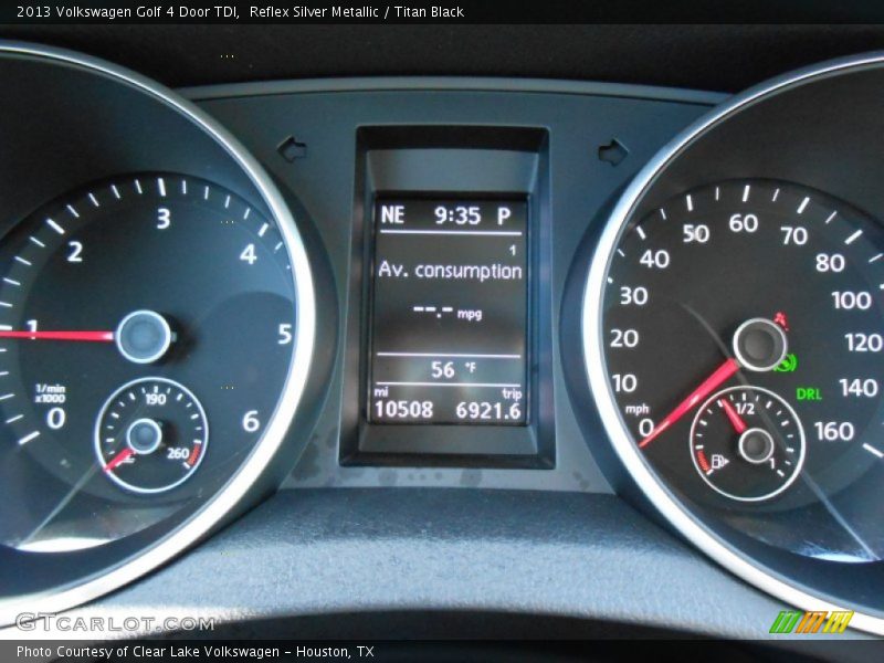 Reflex Silver Metallic / Titan Black 2013 Volkswagen Golf 4 Door TDI