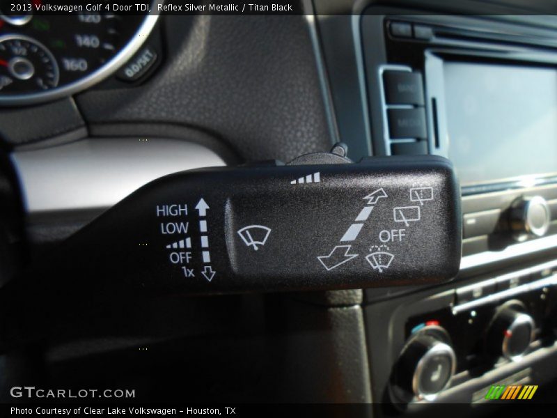 Reflex Silver Metallic / Titan Black 2013 Volkswagen Golf 4 Door TDI