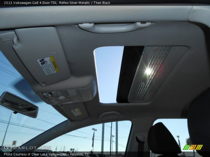 Reflex Silver Metallic / Titan Black 2013 Volkswagen Golf 4 Door TDI