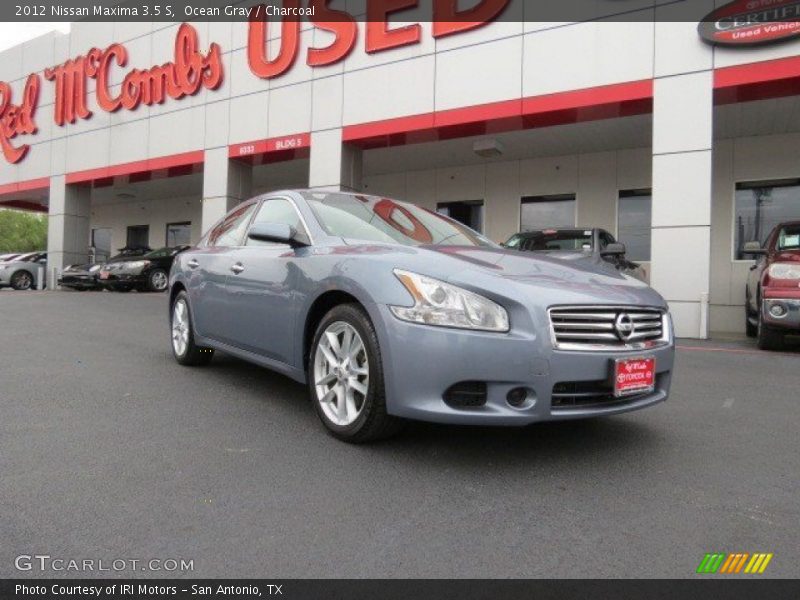 Ocean Gray / Charcoal 2012 Nissan Maxima 3.5 S