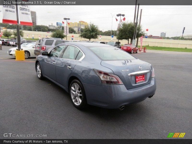 Ocean Gray / Charcoal 2012 Nissan Maxima 3.5 S