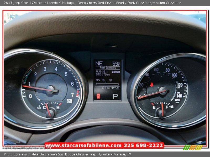 Deep Cherry Red Crystal Pearl / Dark Graystone/Medium Graystone 2013 Jeep Grand Cherokee Laredo X Package