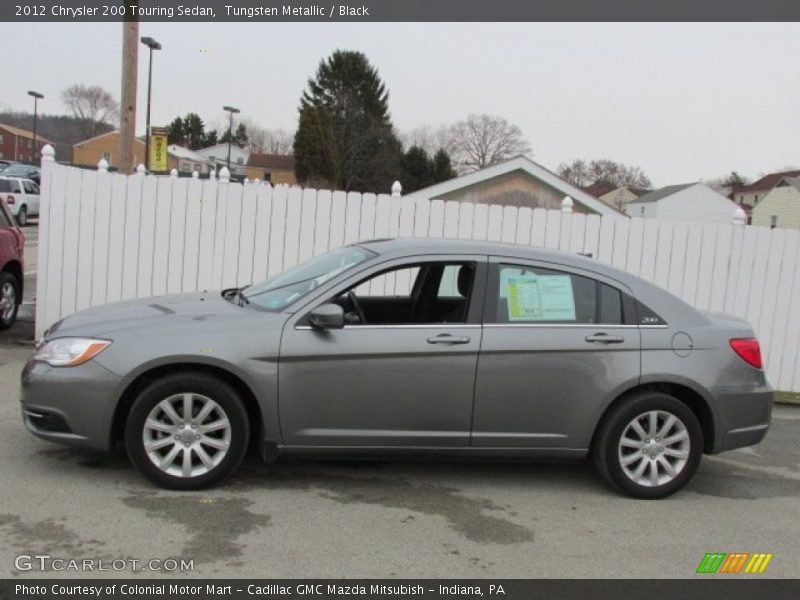 Tungsten Metallic / Black 2012 Chrysler 200 Touring Sedan