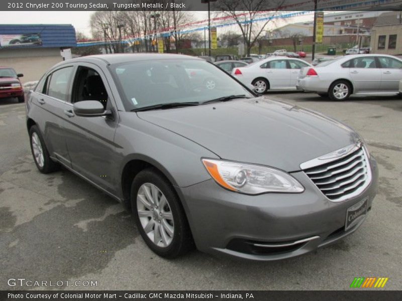Tungsten Metallic / Black 2012 Chrysler 200 Touring Sedan
