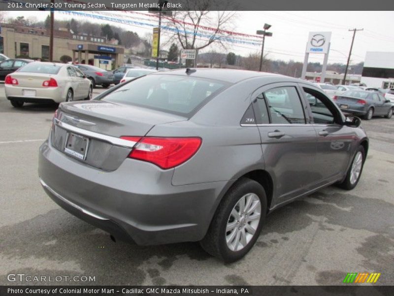Tungsten Metallic / Black 2012 Chrysler 200 Touring Sedan