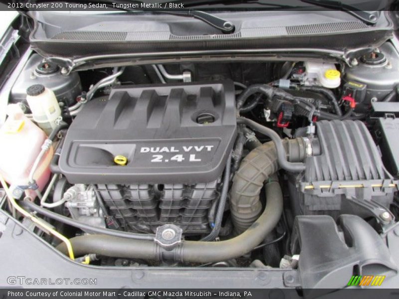 Tungsten Metallic / Black 2012 Chrysler 200 Touring Sedan