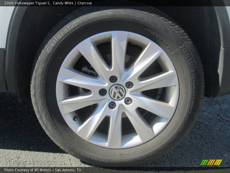 Candy White / Charcoal 2009 Volkswagen Tiguan S