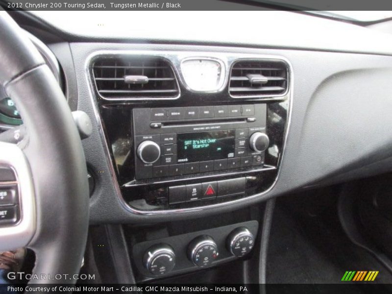 Tungsten Metallic / Black 2012 Chrysler 200 Touring Sedan