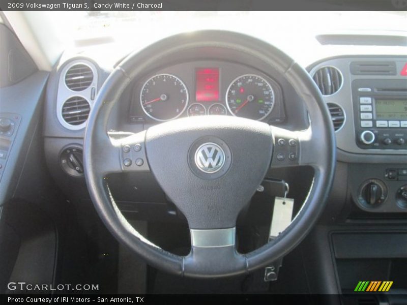 Candy White / Charcoal 2009 Volkswagen Tiguan S