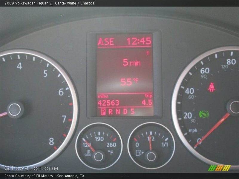 Candy White / Charcoal 2009 Volkswagen Tiguan S