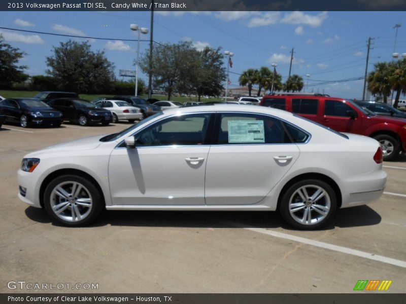 Candy White / Titan Black 2013 Volkswagen Passat TDI SEL