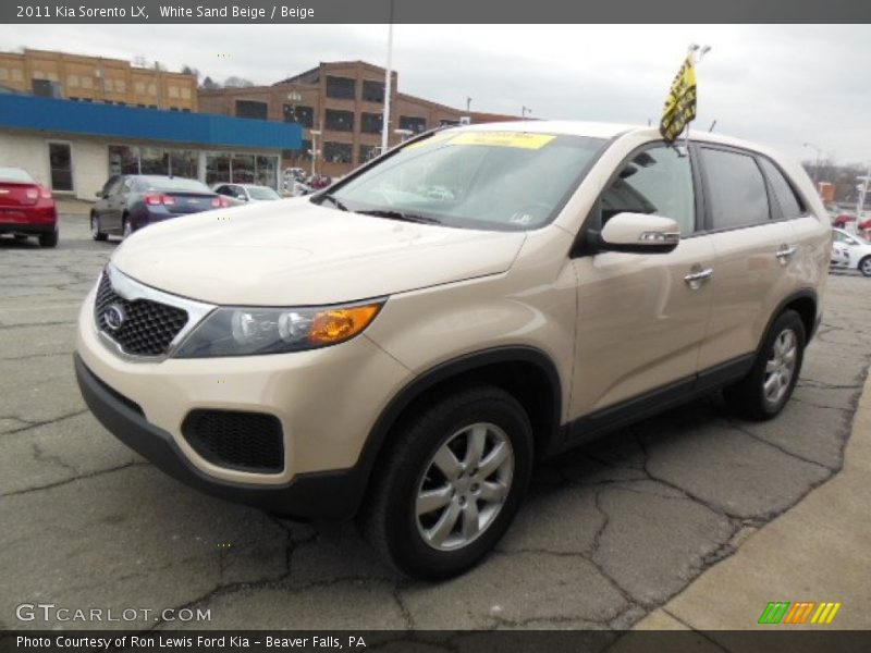 White Sand Beige / Beige 2011 Kia Sorento LX