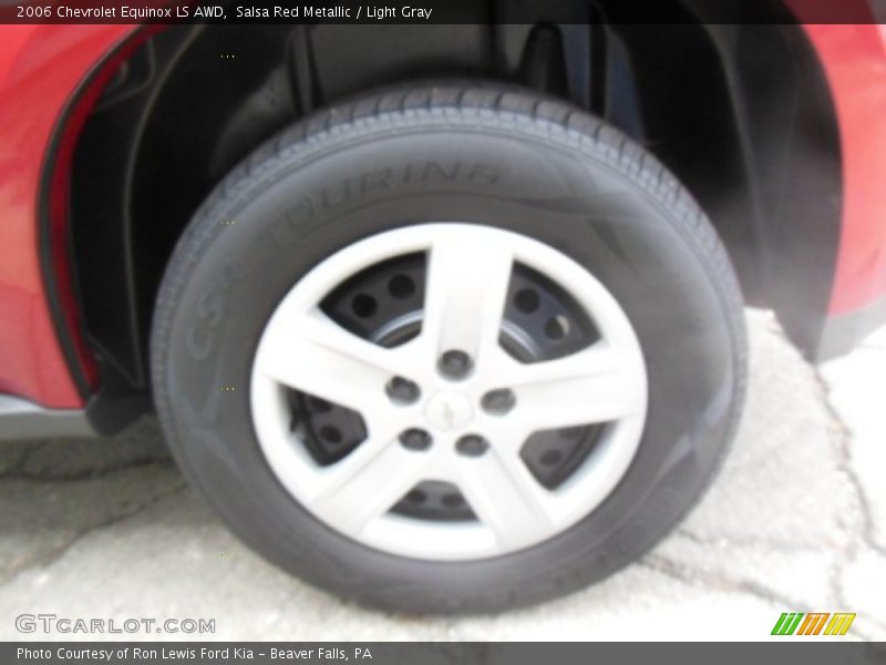 Salsa Red Metallic / Light Gray 2006 Chevrolet Equinox LS AWD