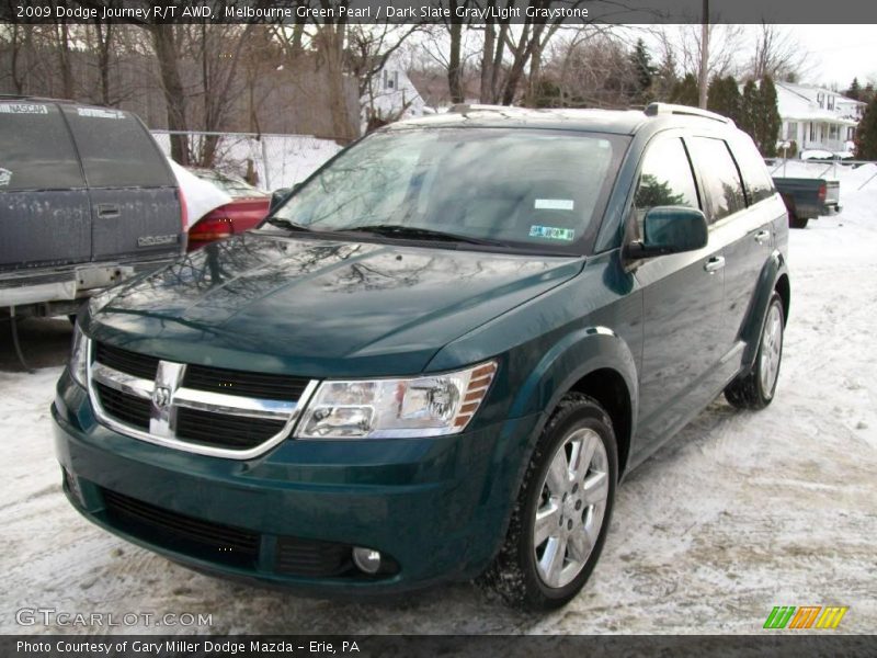 Melbourne Green Pearl / Dark Slate Gray/Light Graystone 2009 Dodge Journey R/T AWD