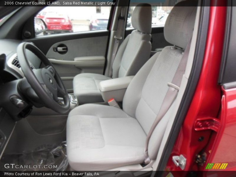Salsa Red Metallic / Light Gray 2006 Chevrolet Equinox LS AWD