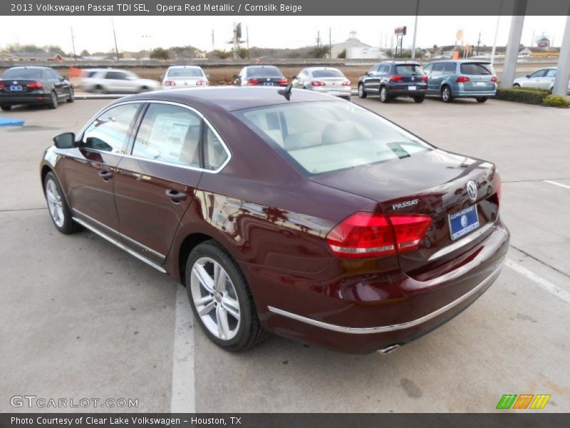 Opera Red Metallic / Cornsilk Beige 2013 Volkswagen Passat TDI SEL